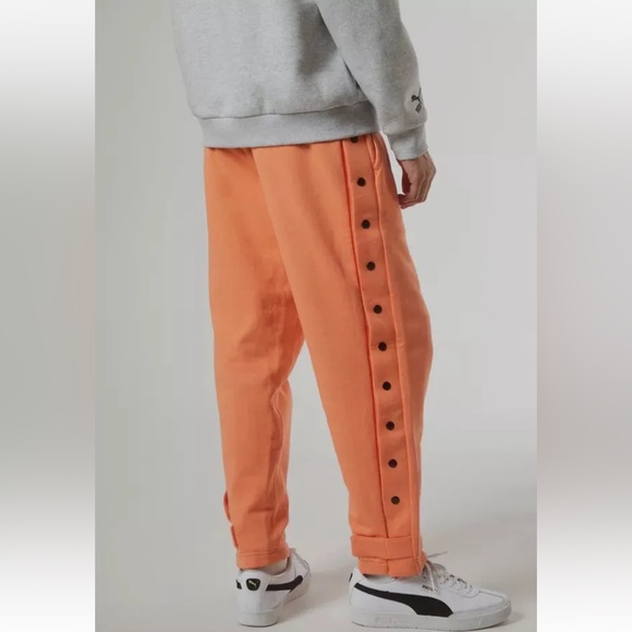 NEW WITH TAGS Puma Men's Orange Cotton Baseline Reversible Track Pant Size XL - Picture 2 of 8